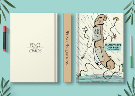 Habit Journal: Relationships Over Rules - Add Your Name or Quote on the Spine